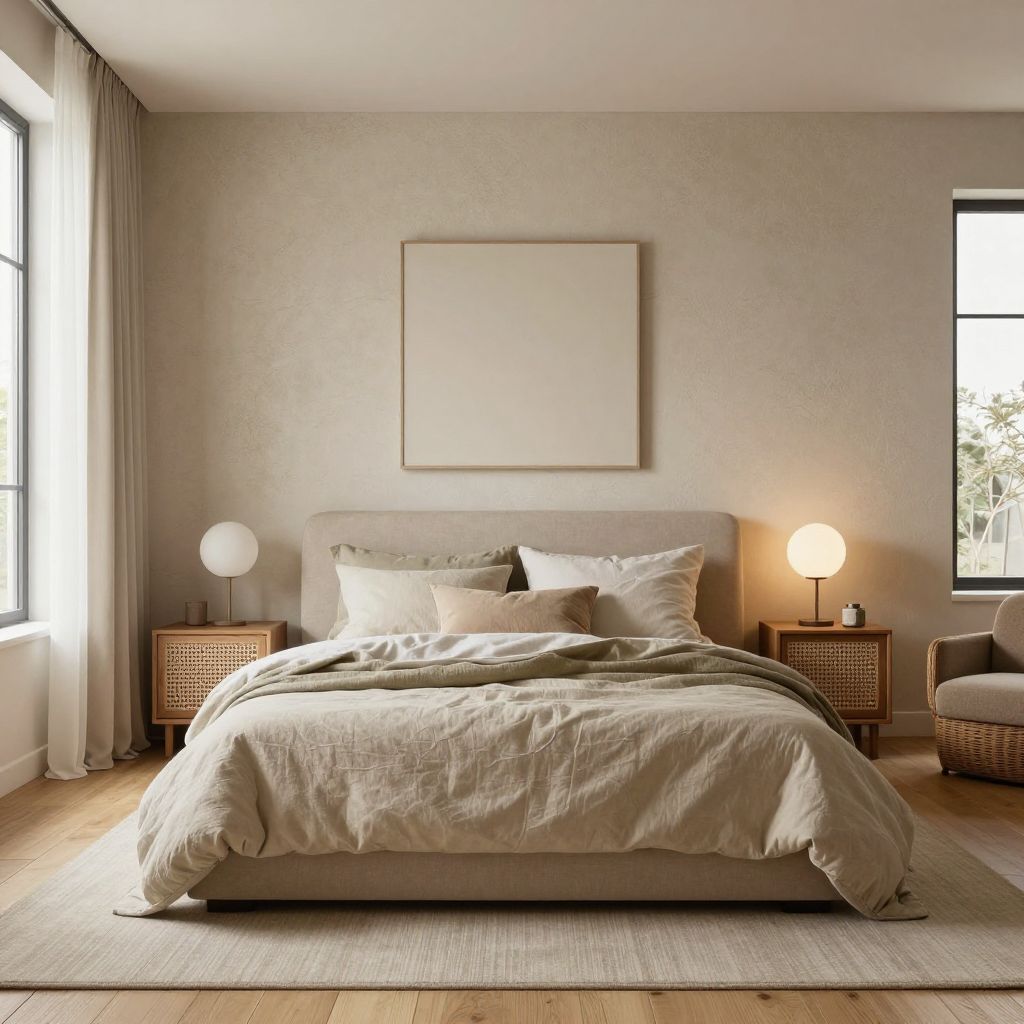 Textured Grasscloth Wall