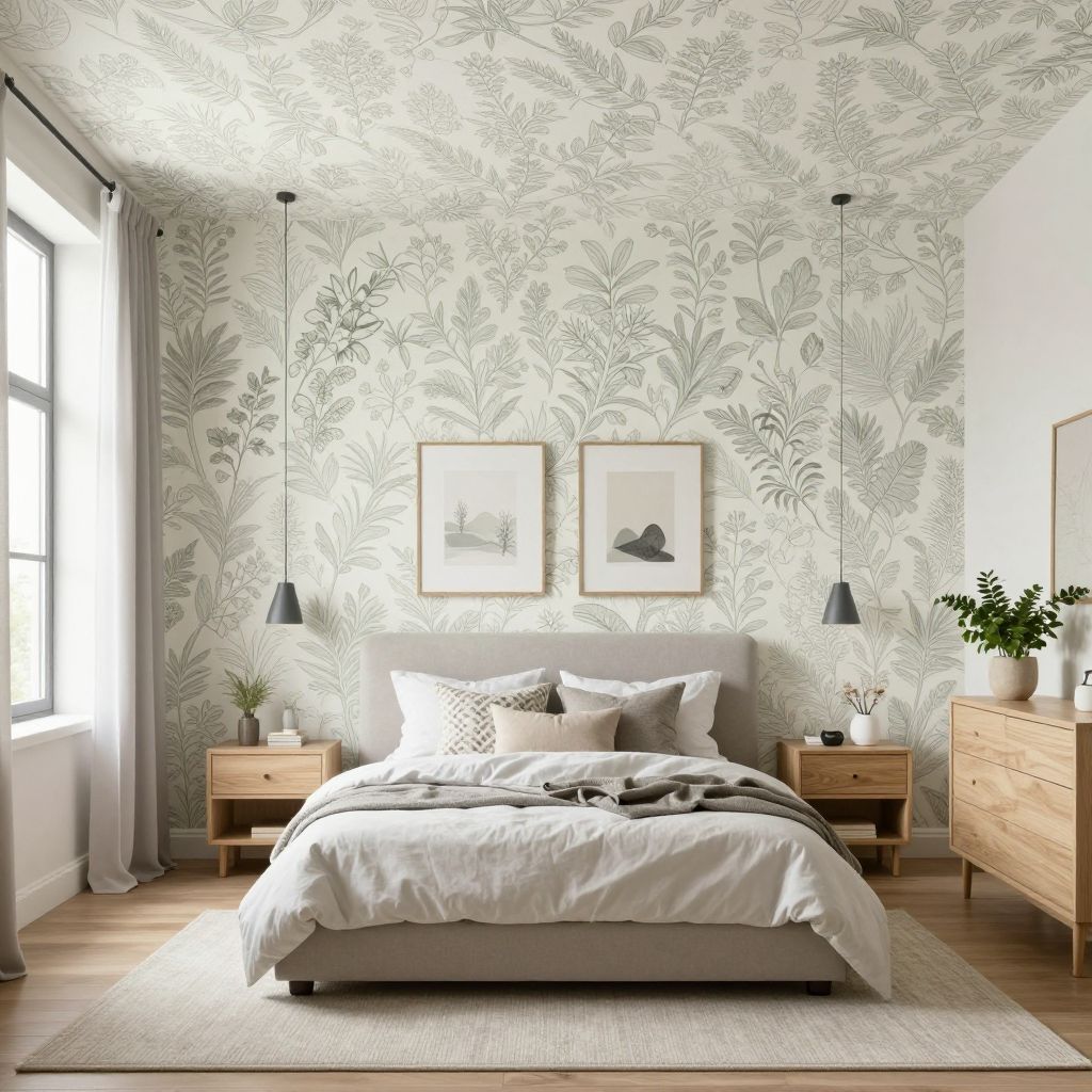 Wallpapered Ceiling to Wall Extension
