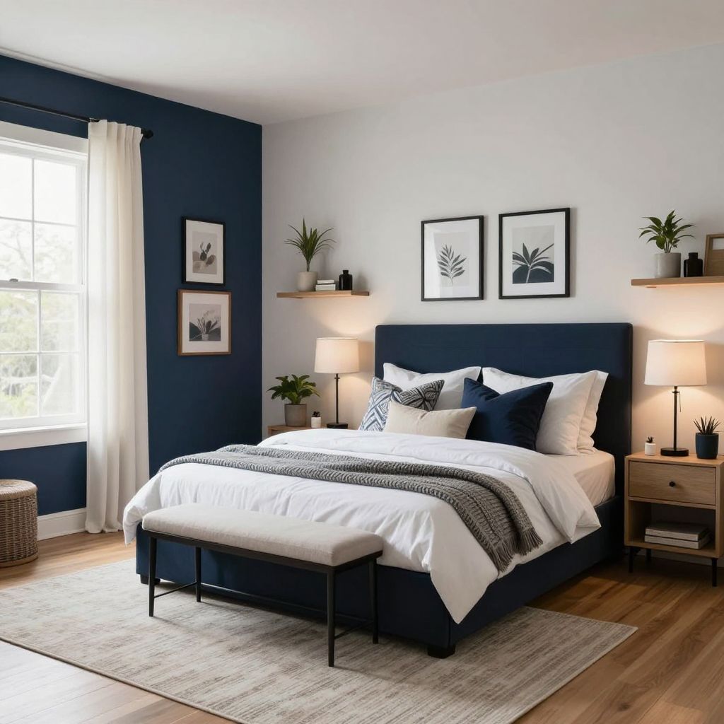 Two Tone Paint Split Wall