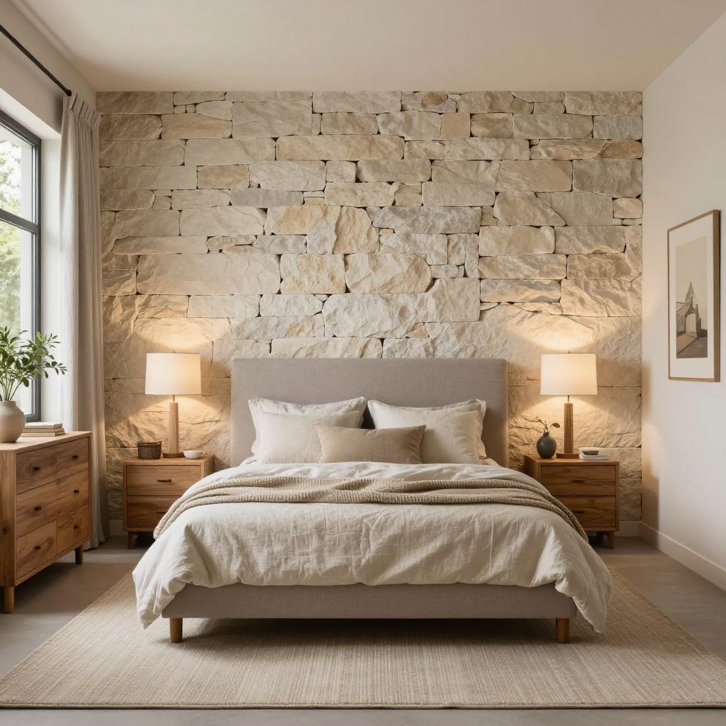 Natural Stone Look Accent Wall
