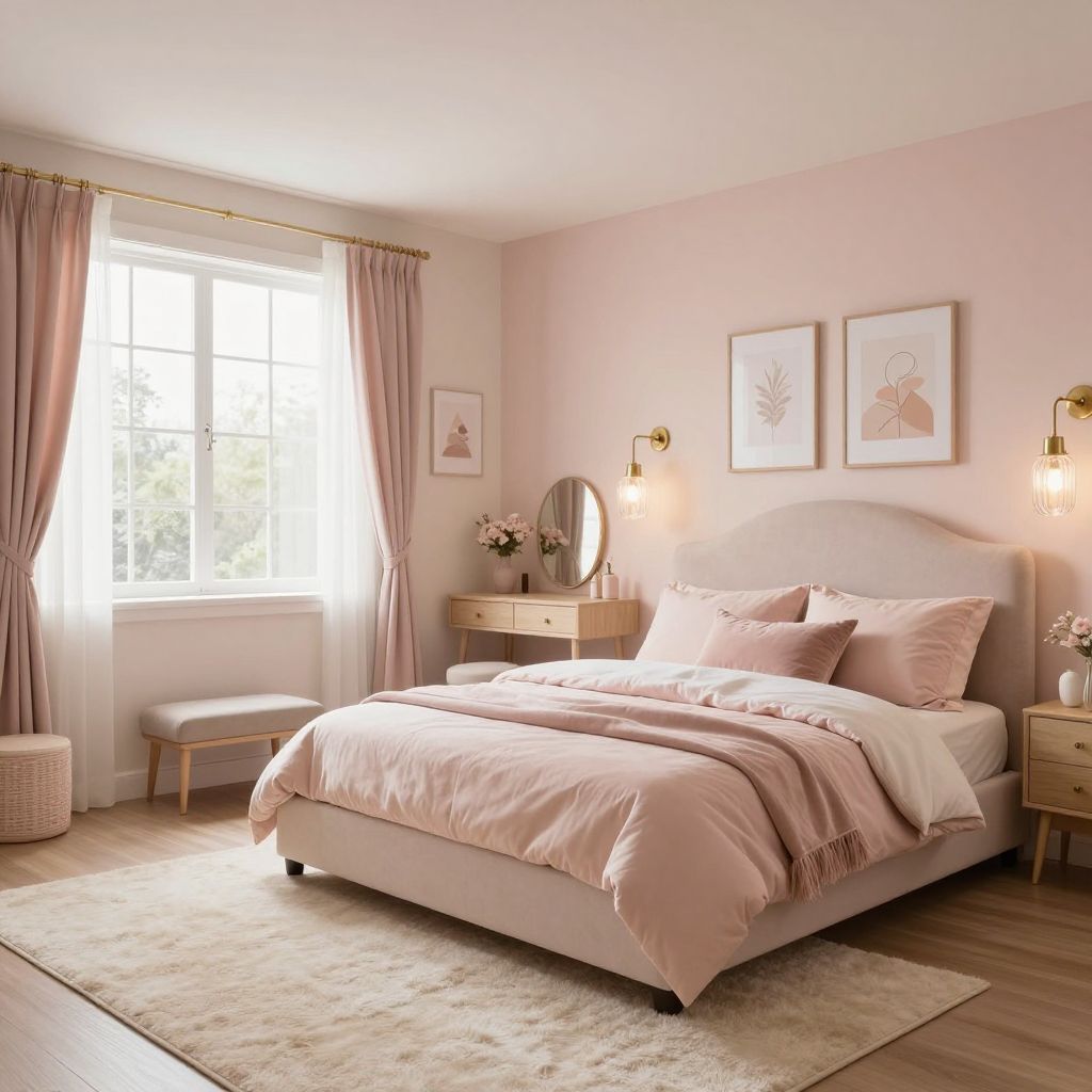 Soft Feminine Hideaway basement bedroom ideas