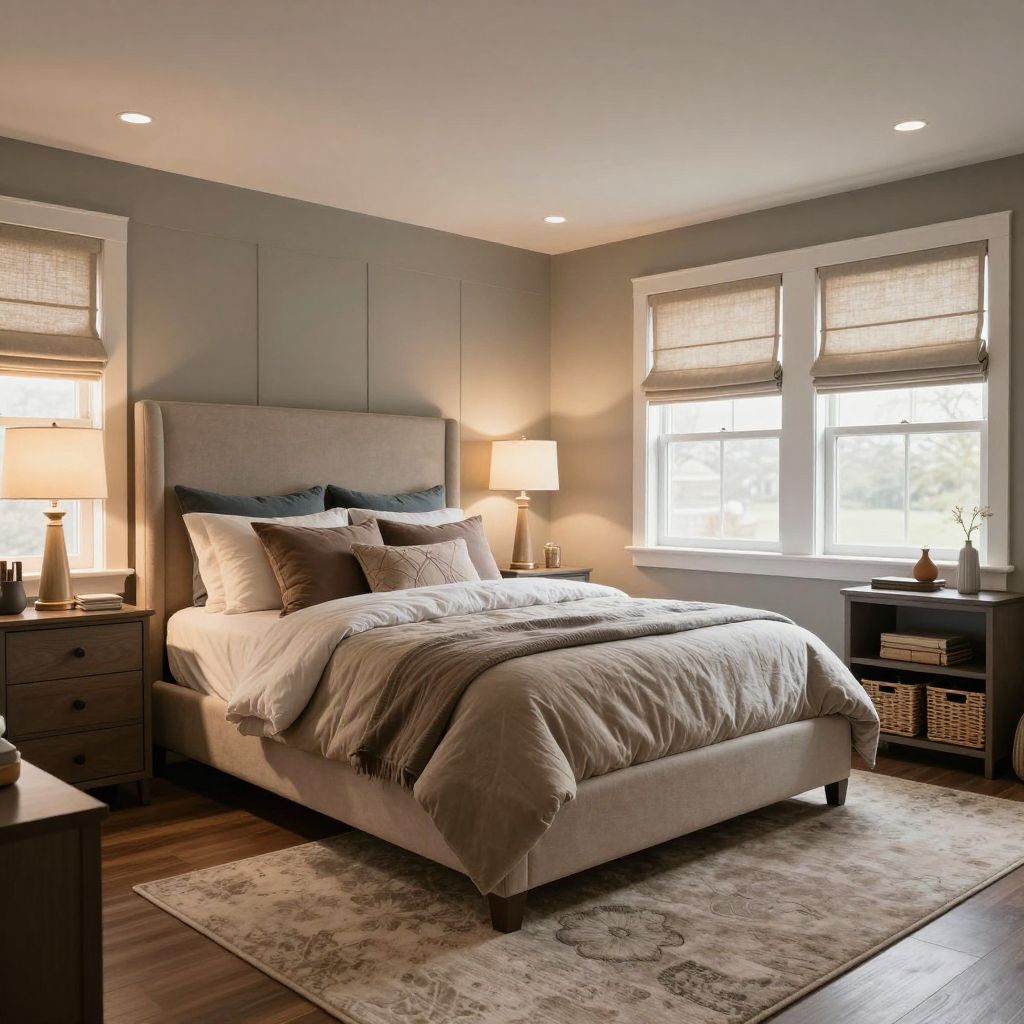 Cozy Layered Haven basement bedroom ideas
