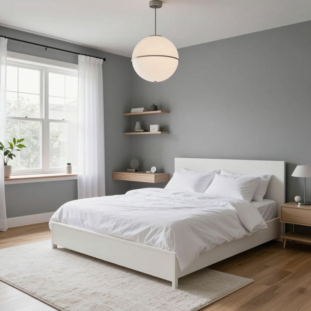 Modern Minimalist Globe bedroom chandelier idea