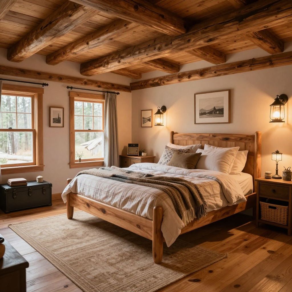 Rustic Pine for a Relaxed Cabin Feel