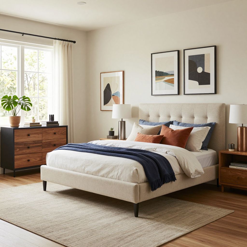 Personalized Two Style Blend bedroom ideas for couples