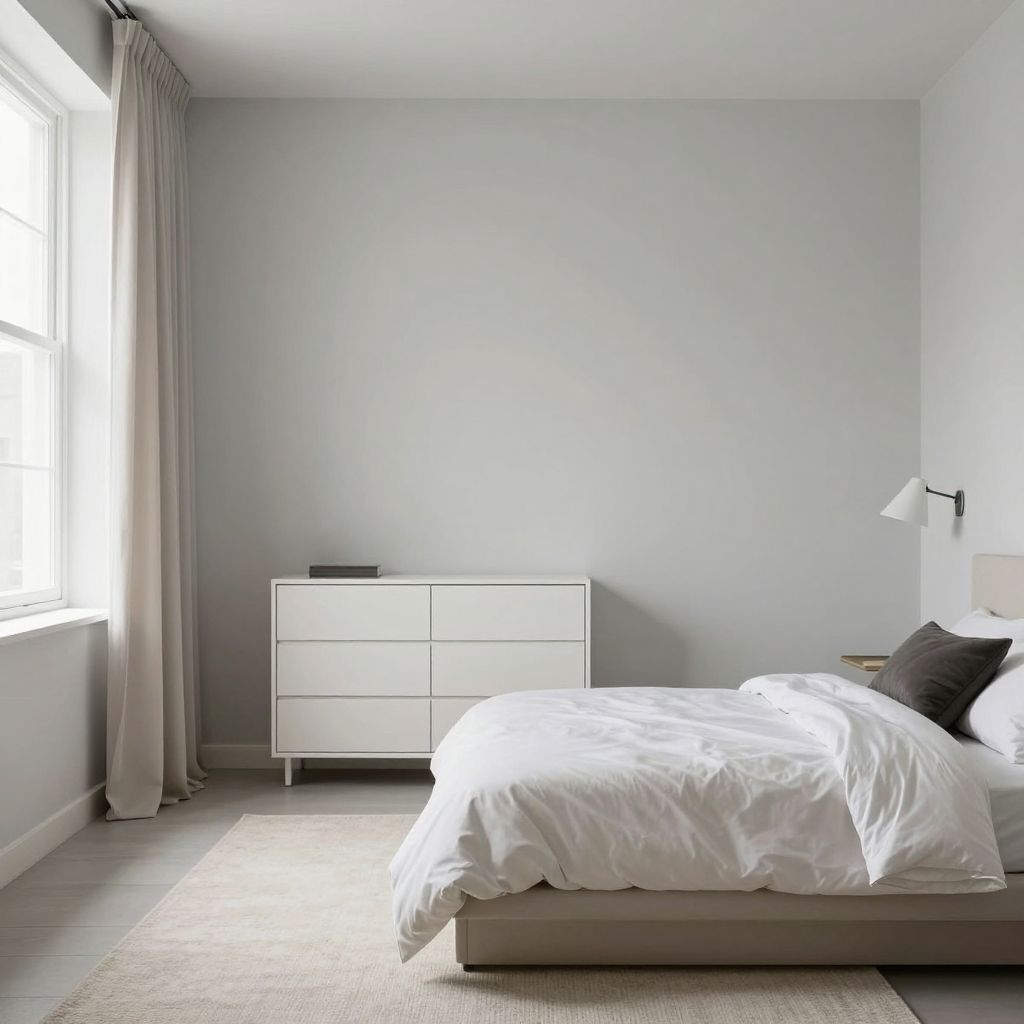 Minimalist Calming Layout bedroom ideas for couples
