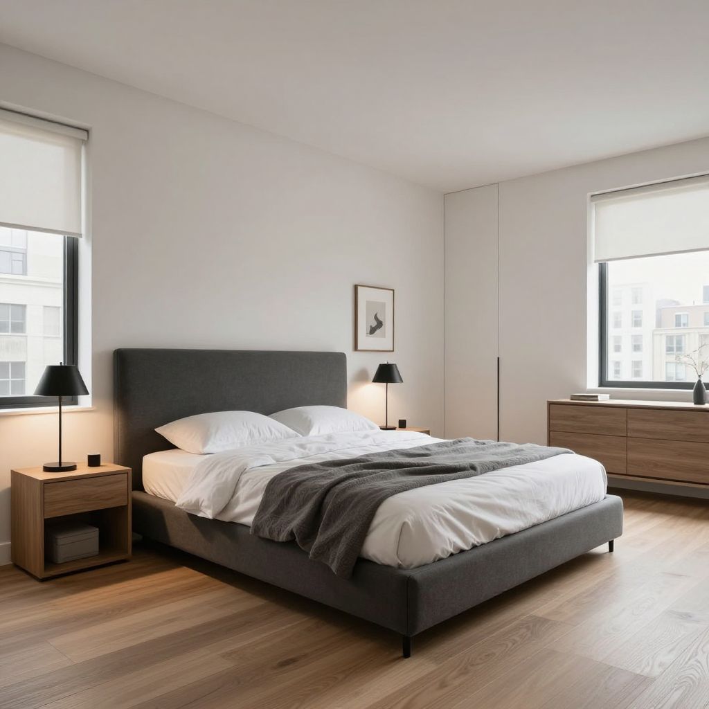 Clean Modern Bedroom