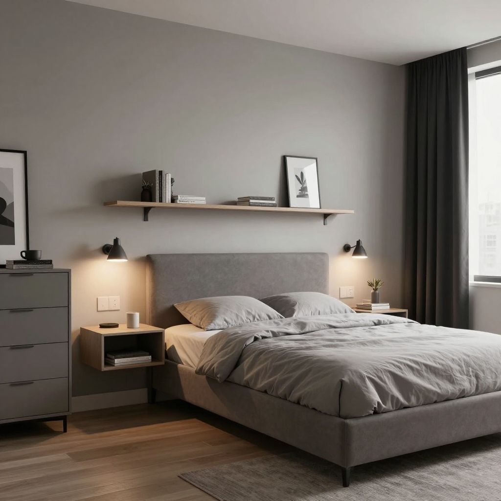 Smart Styled Apartment Bedroom