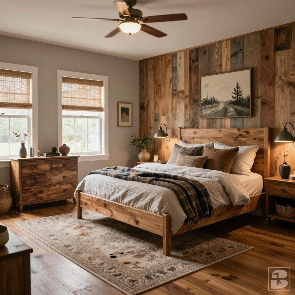 Rustic Wood Bedroom