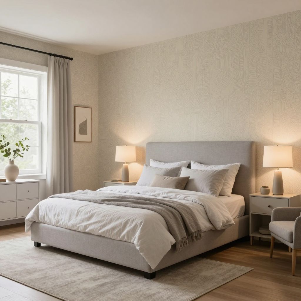 Tonal Wallpaper For A Calm Layered Look