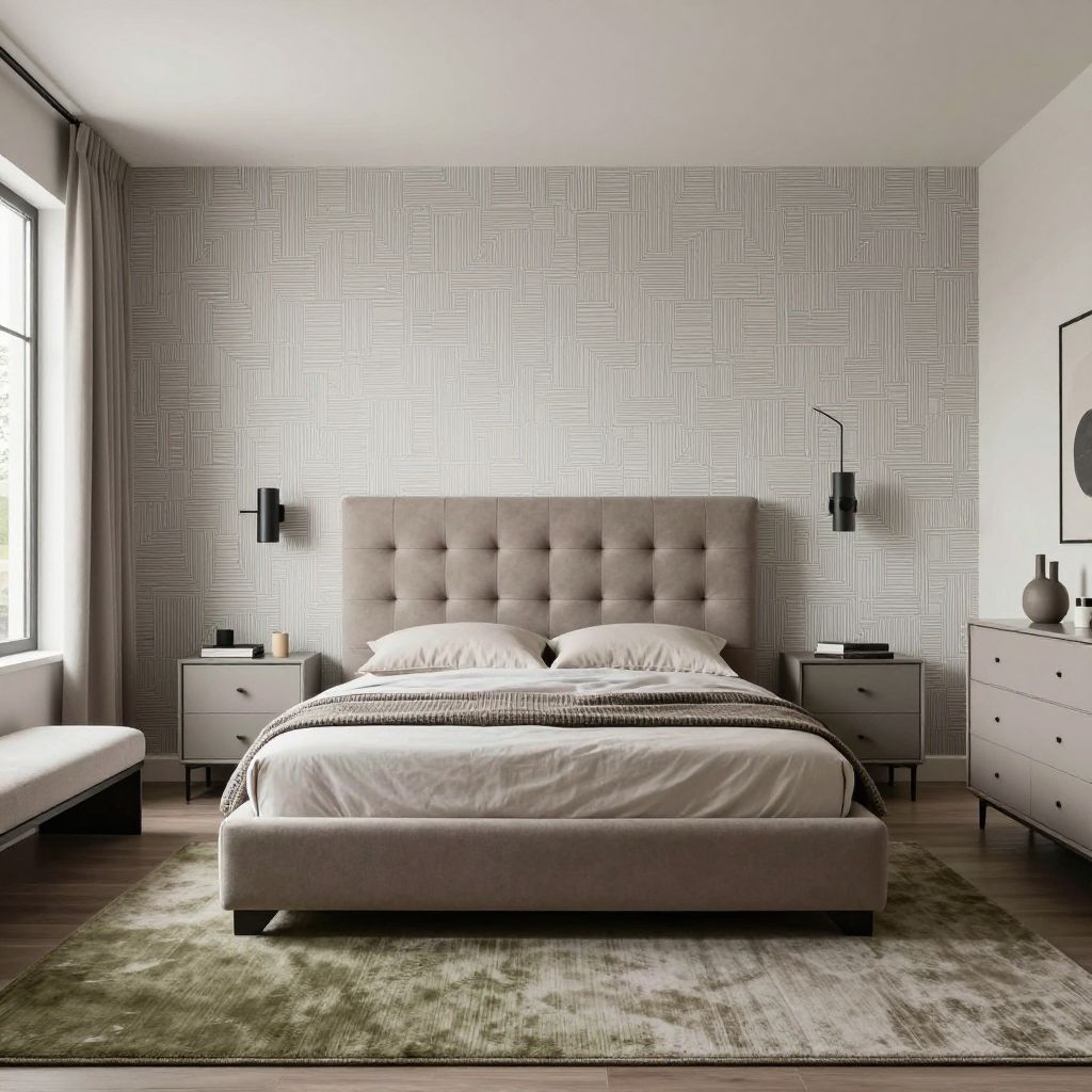 Geometric Wallpaper For A Clean Modern Edge