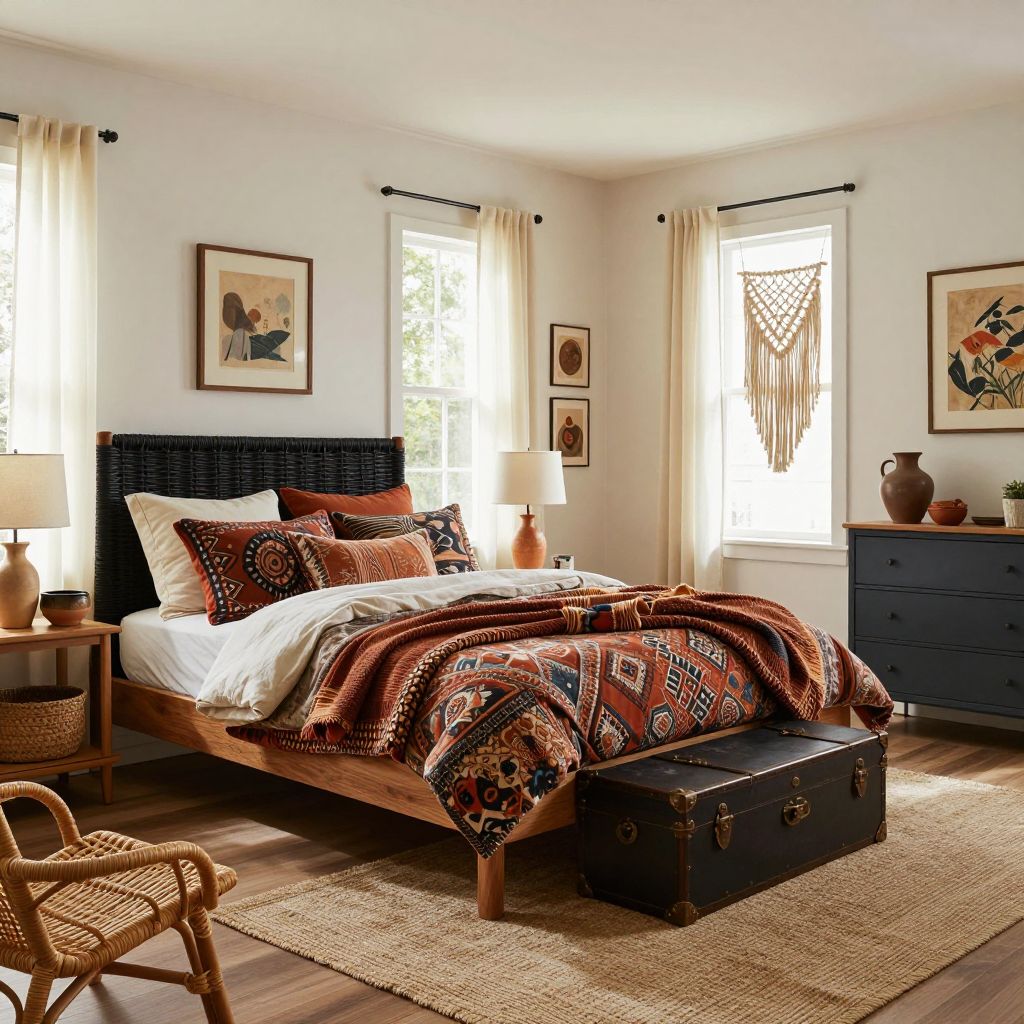 Black bedroom ideas 14