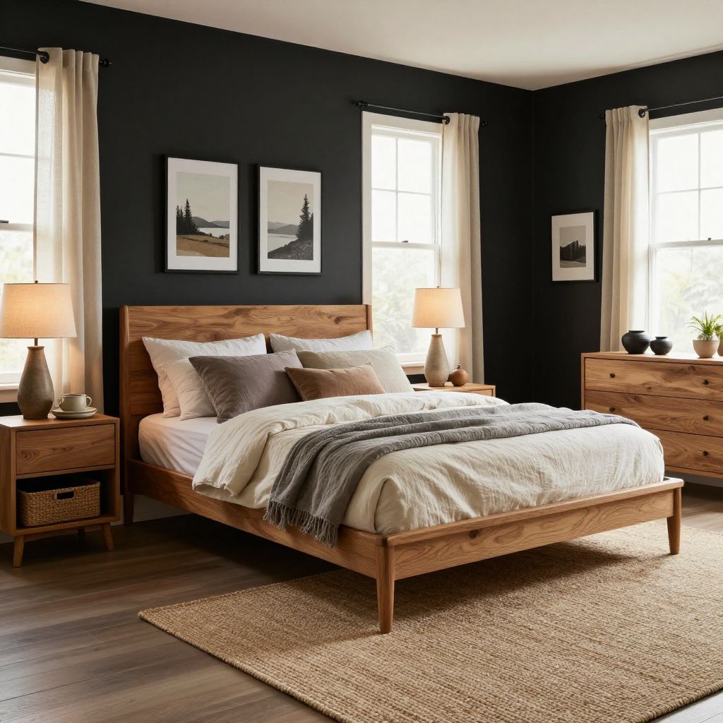 Black bedroom ideas 2