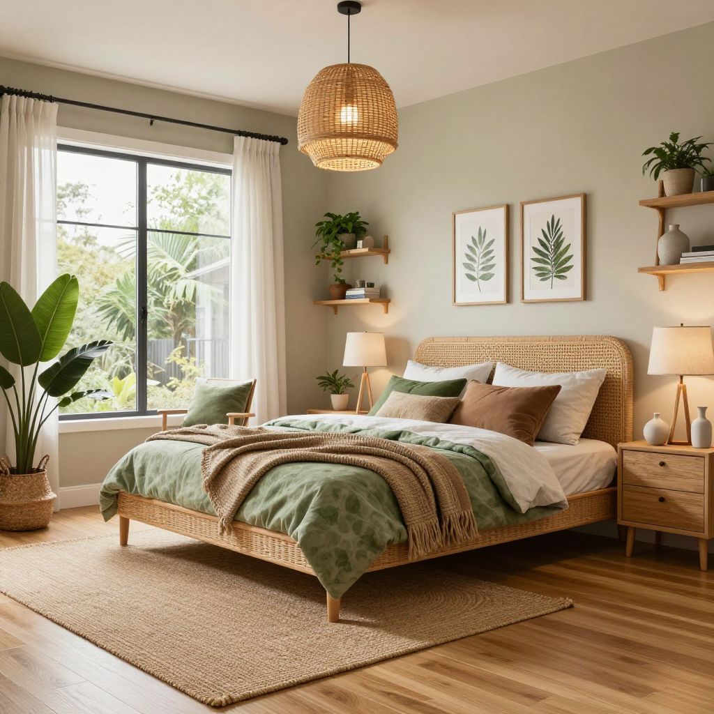 Nature-Inspired Serenity Bloxburg bedroom ideas