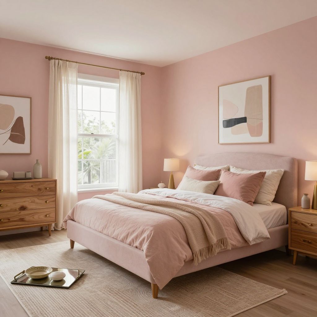boho bedroom ideas soft pink boho with warm gold accents
