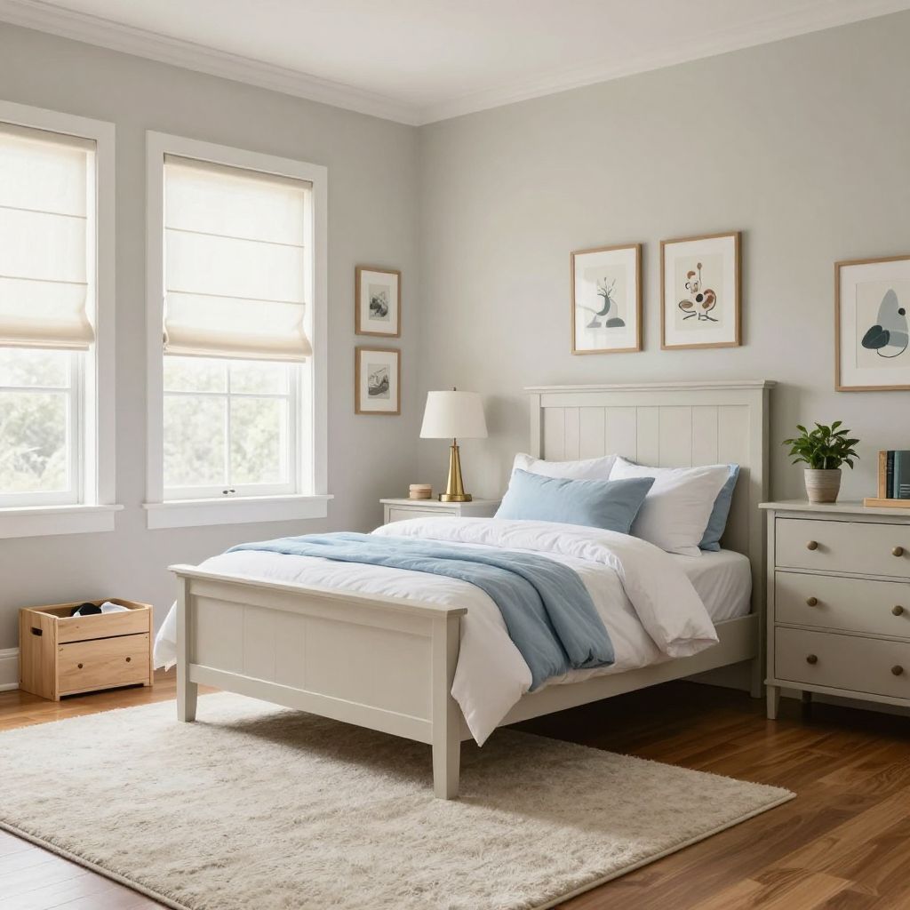 Soft pastel toddler bedroom with a dreamy feel