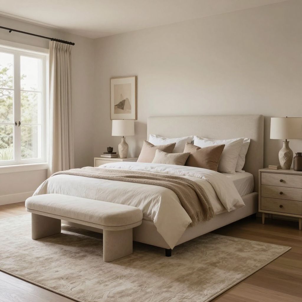 boho bedroom ideas Scandinavian boho with clean lines