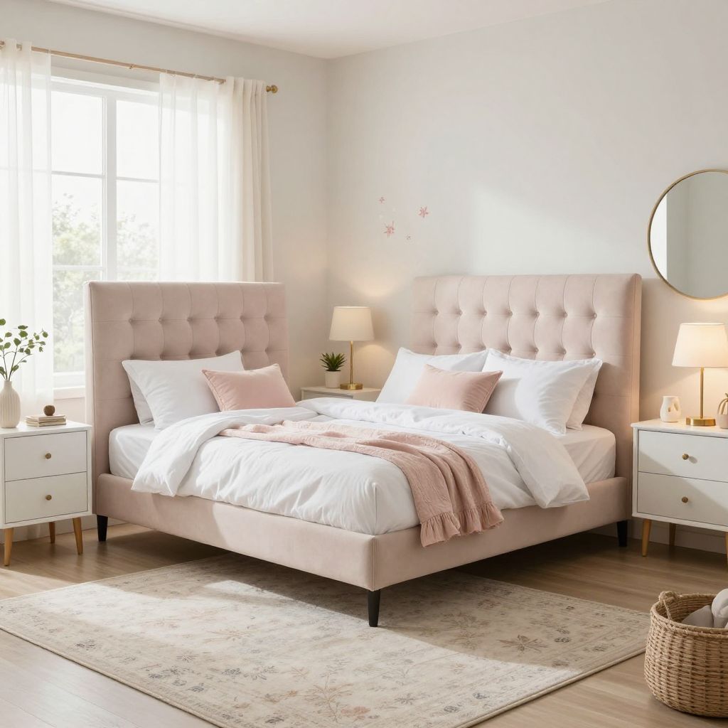 Soft blush and white retreat
