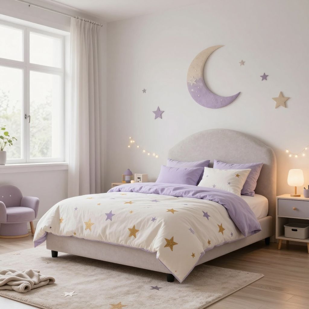 Whimsical stars and moon retreat