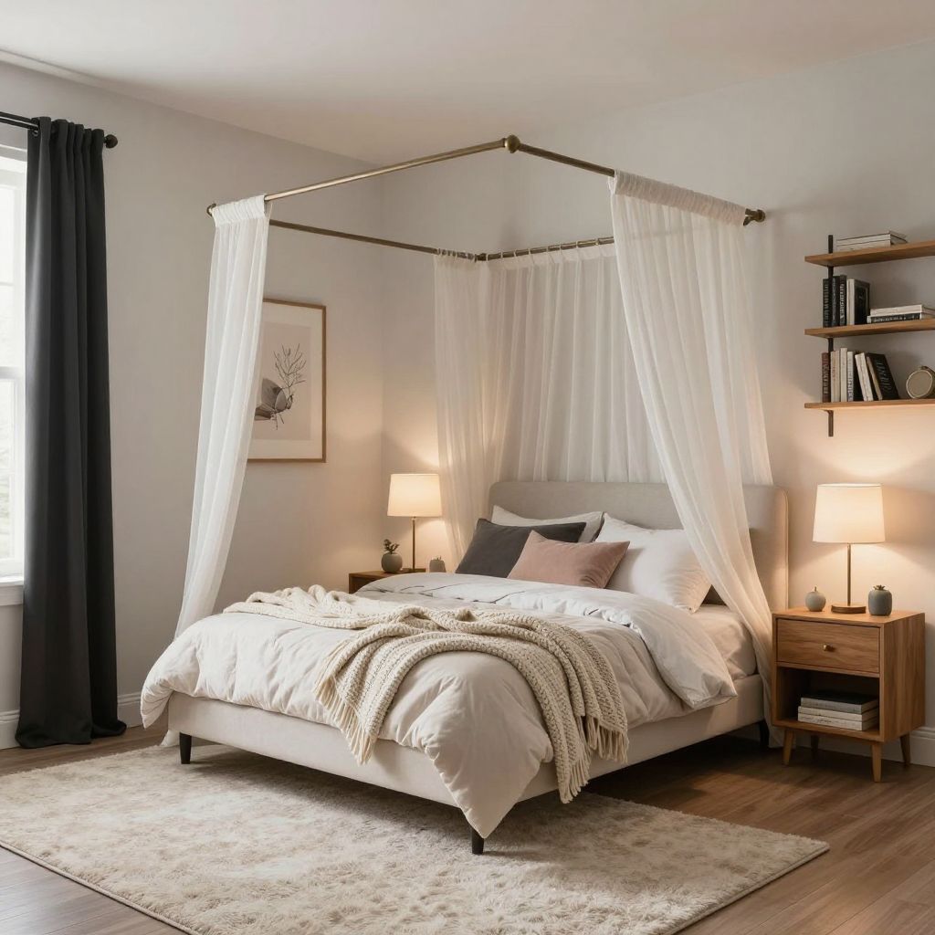 Cozy canopy reading room