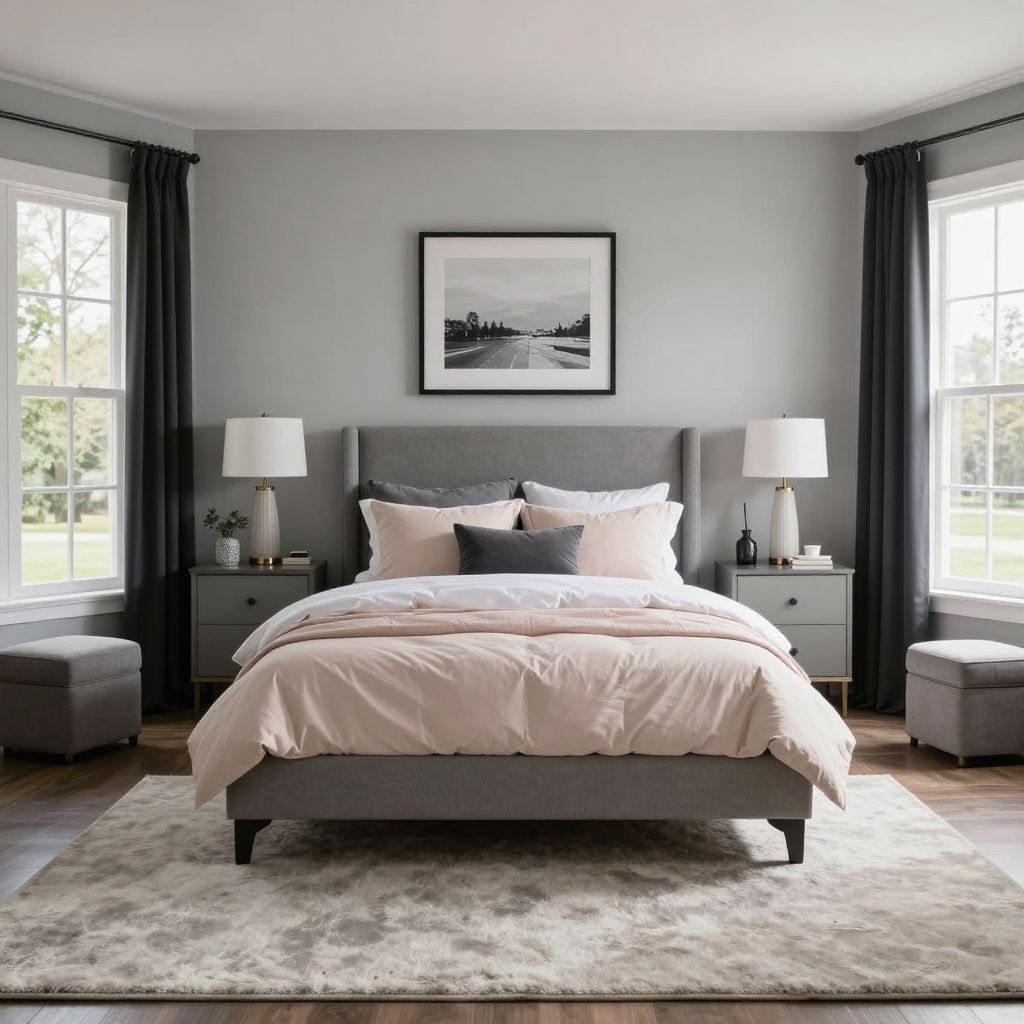 Pink and gray classic mix