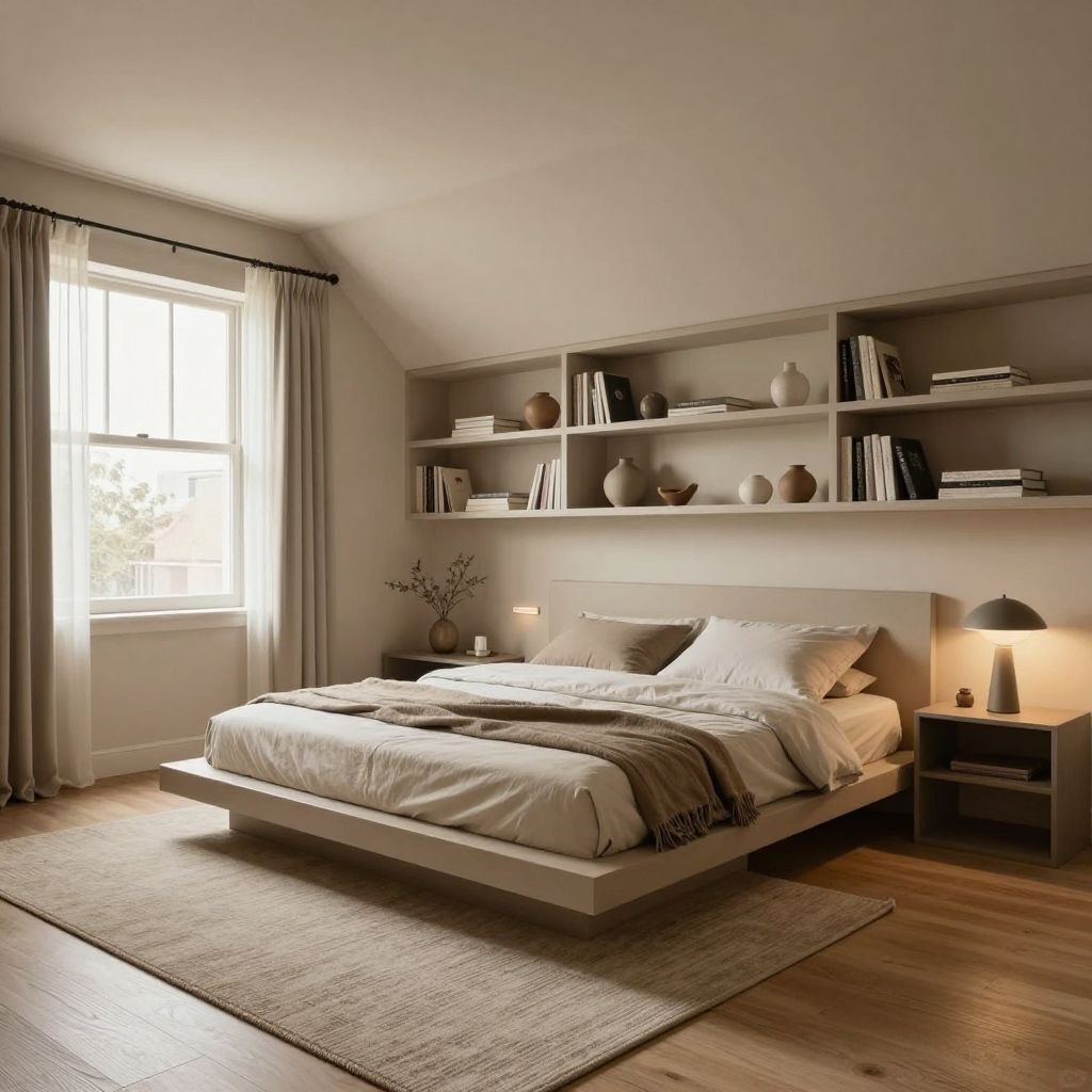 low sloped ceiling bedroom ideas