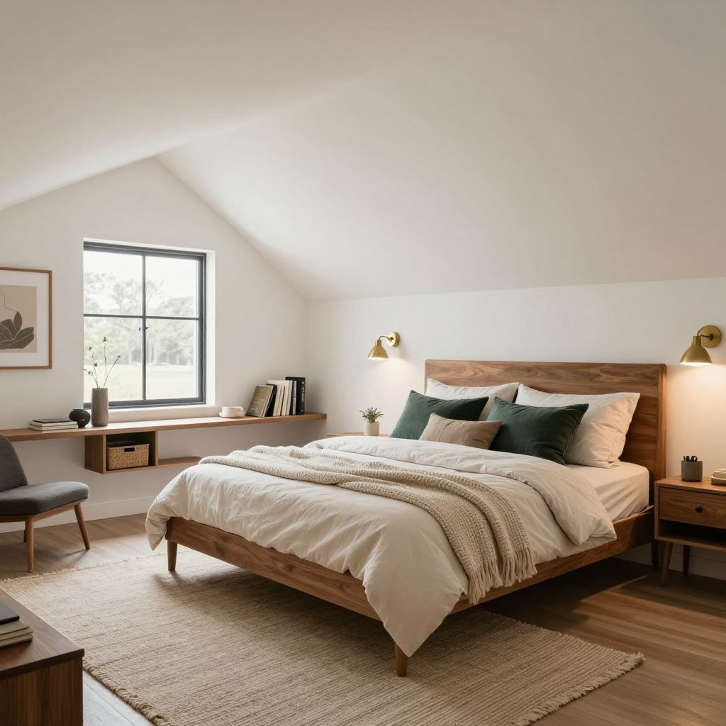 low sloped ceiling bedroom ideas