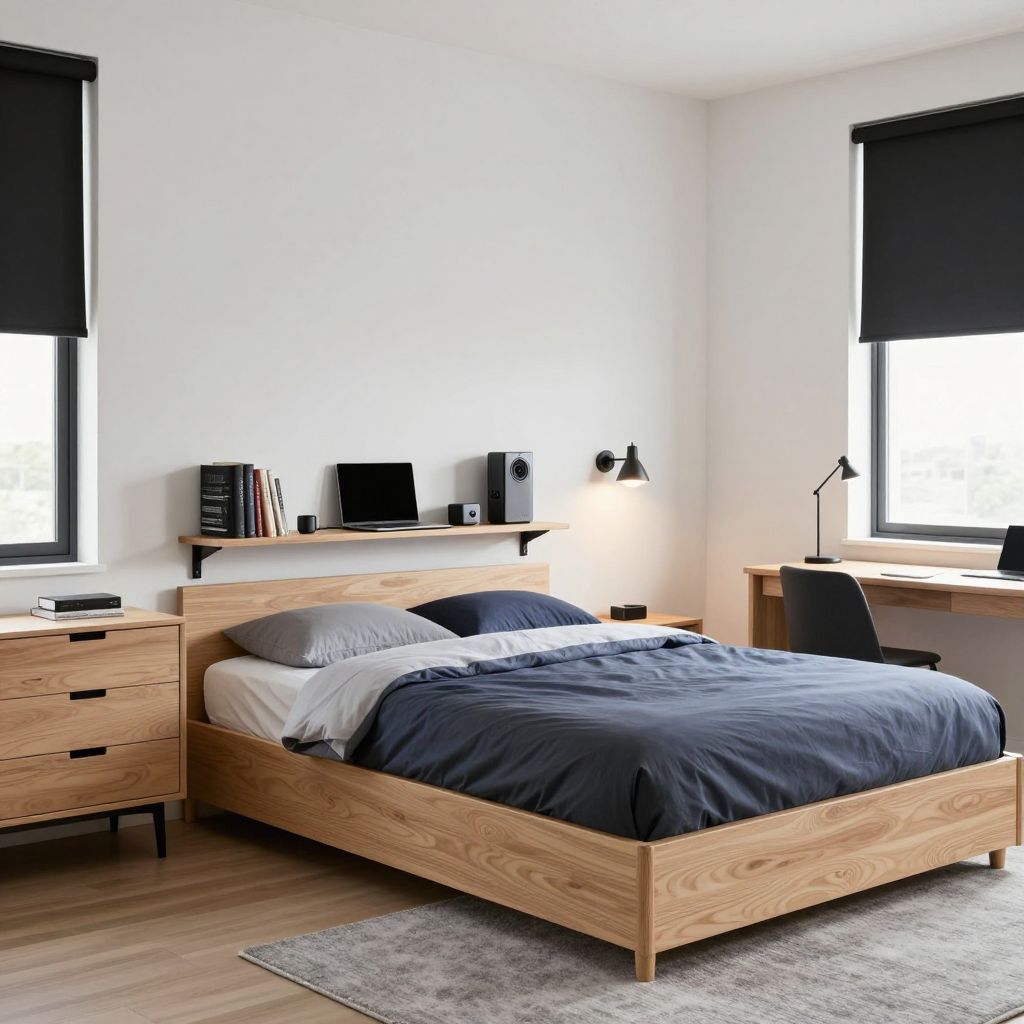 Tech Friendly Bedroom Setup