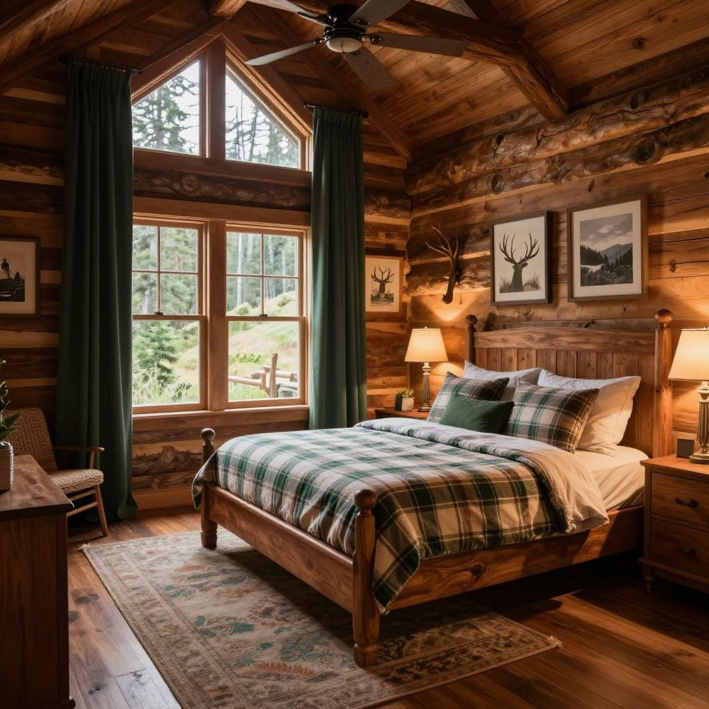 minecraft bedroom ideas woodland cabin room