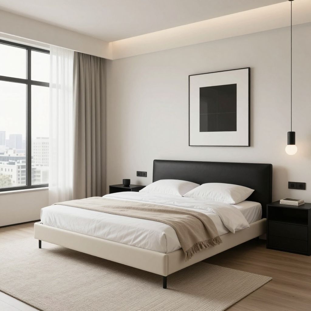 Minimal Black And Ivory Balance