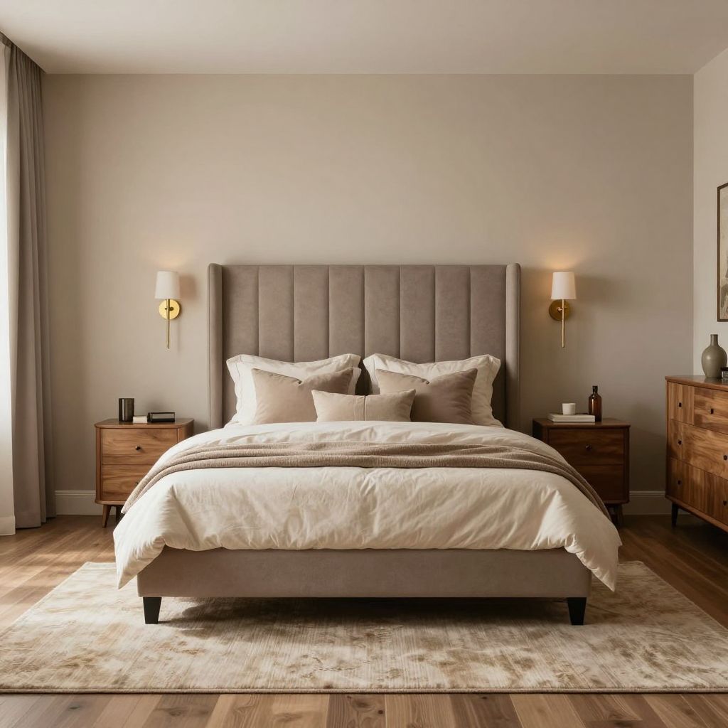 Layered Taupe With Soft Brass Details