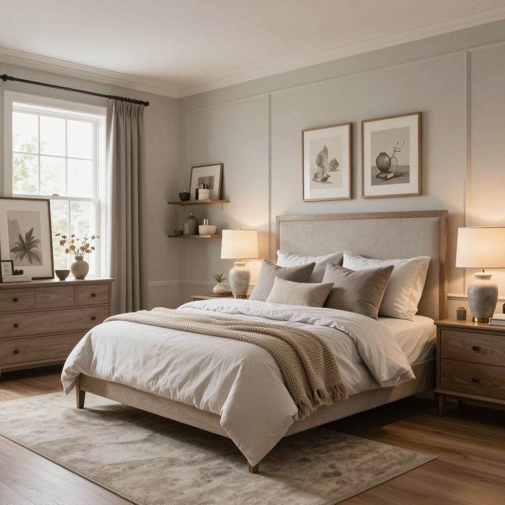 Greige Comfort With Transitional Style