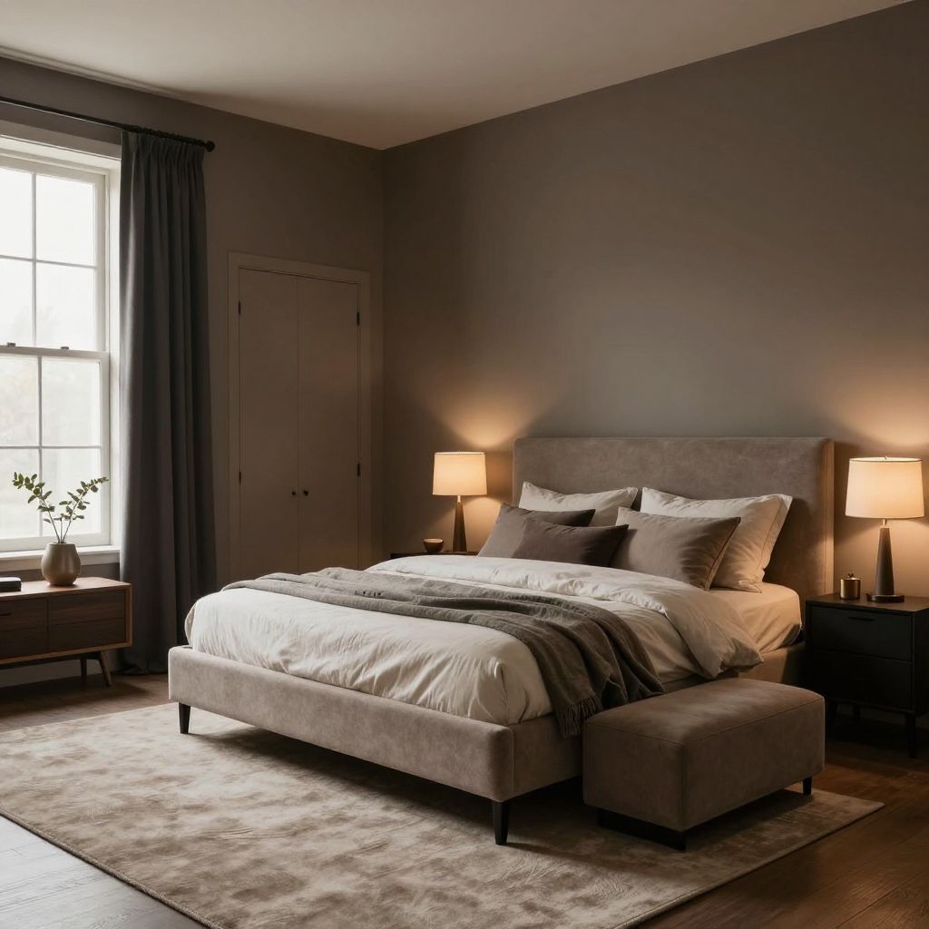 Moody Taupe With Soft Contrast