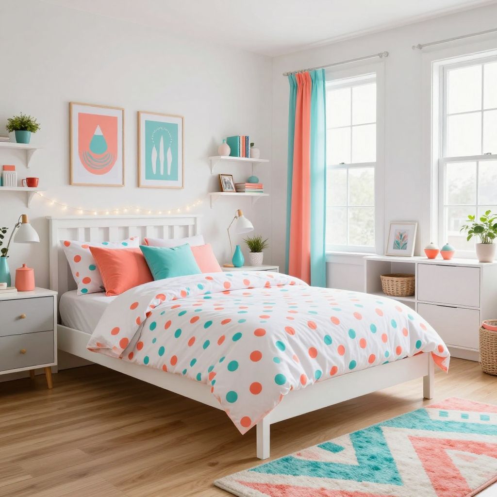 Preppy Dots and Bright Accents