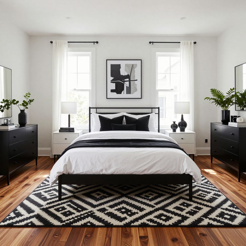 Sophisticated Preppy Black and White