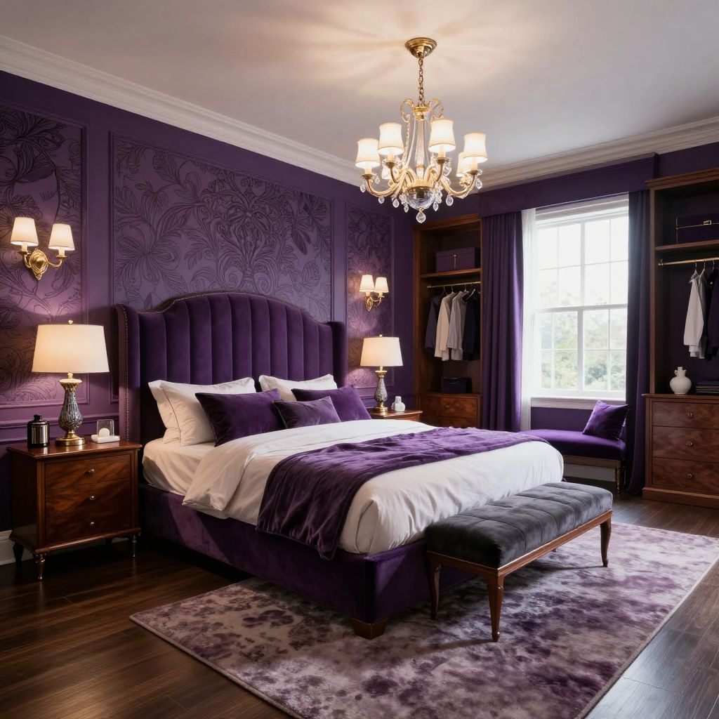 Royal Purple Master Suite