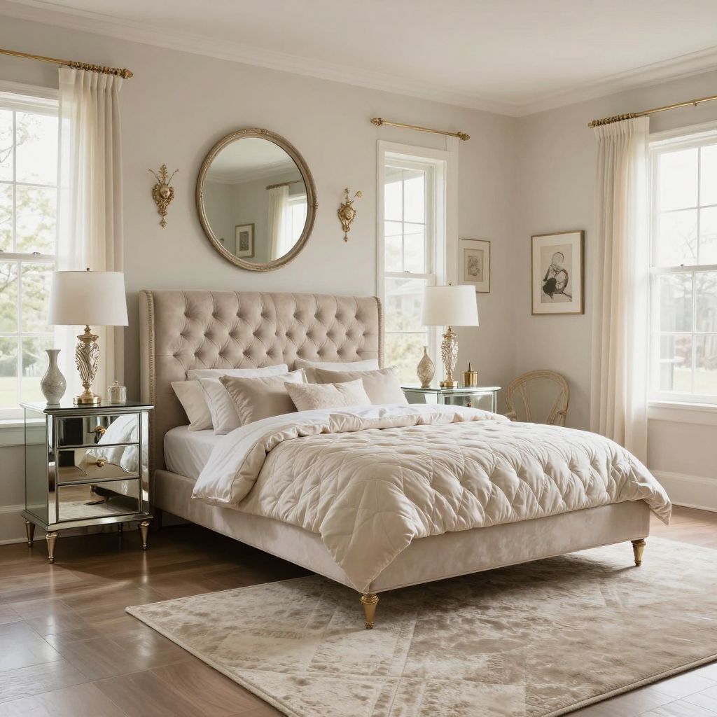 Vintage Glam With Statement Mirrors