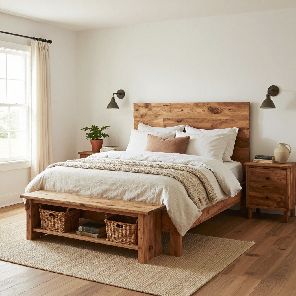 Rustic bedroom ideas reclaimed wood retreat