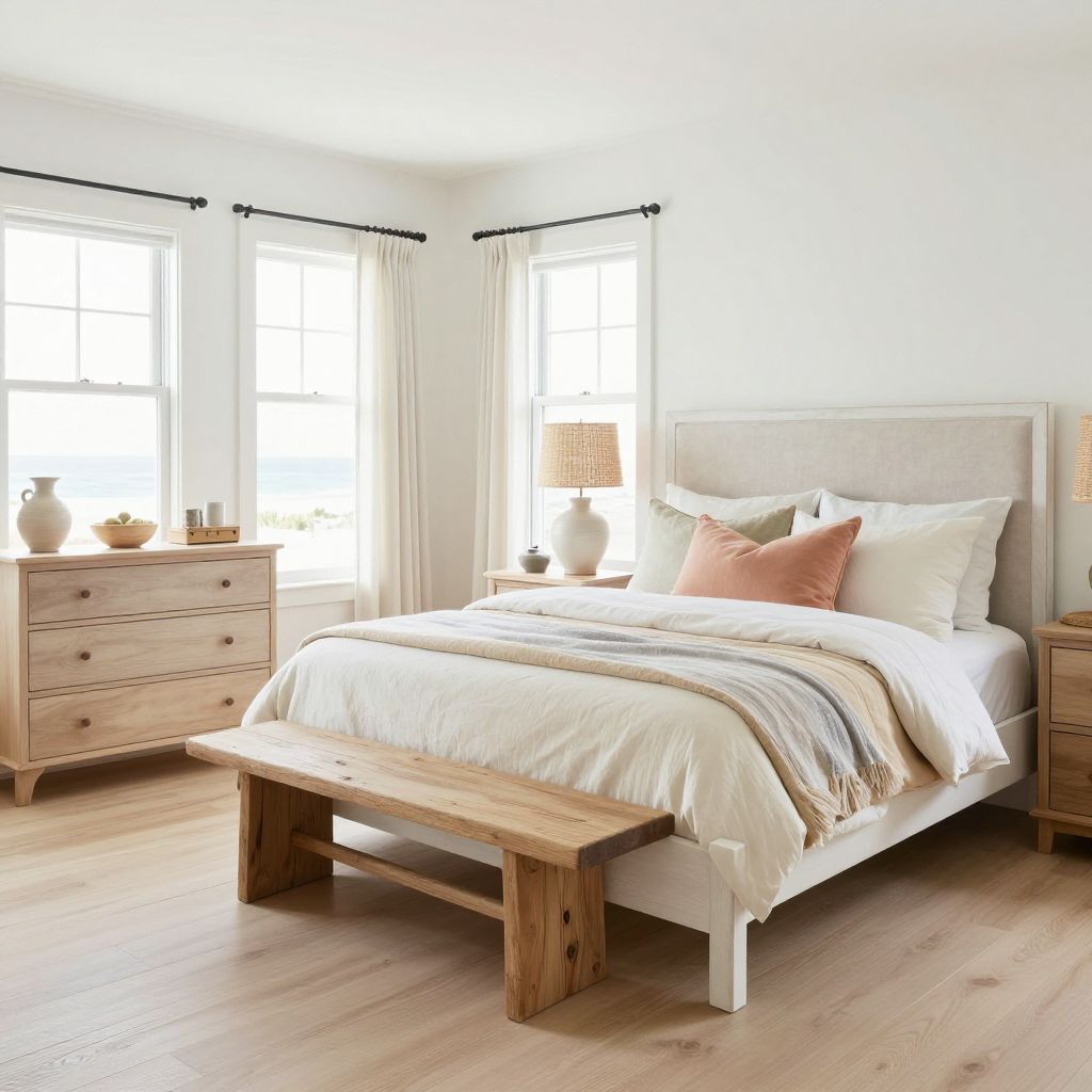 Rustic bedroom ideas weathered white retreat