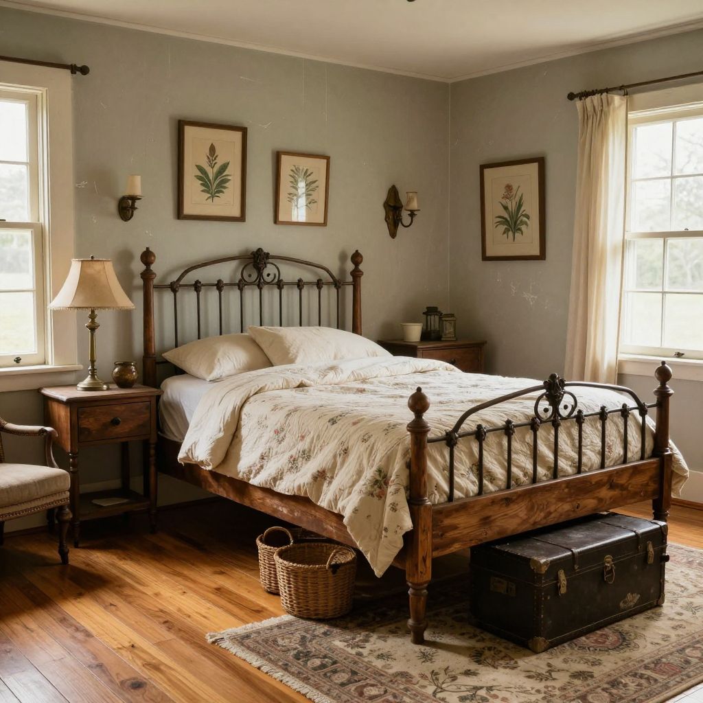 Rustic bedroom ideas vintage rustic storybook
