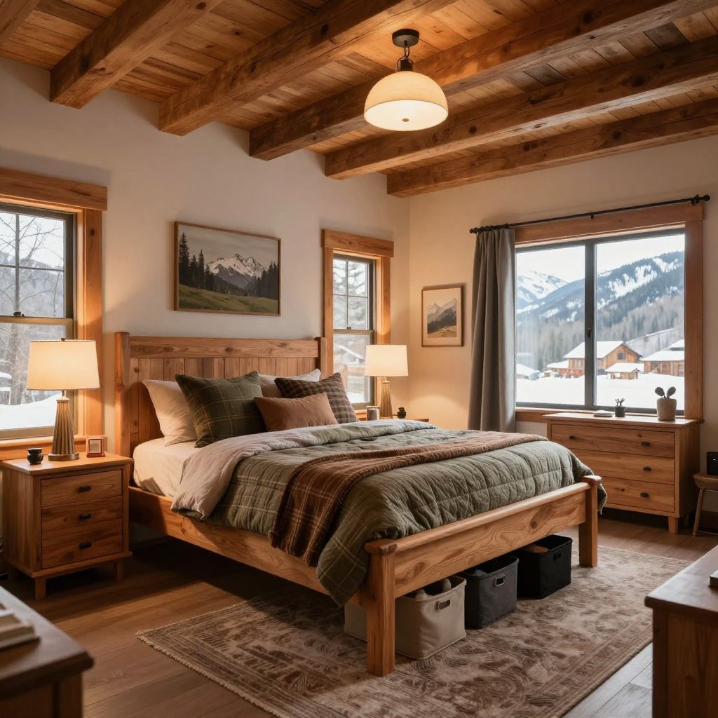 Rustic bedroom ideas cozy cabin layers