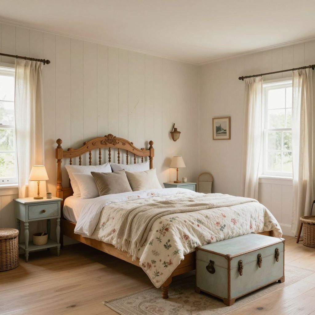 Rustic bedroom ideas soft rustic cottage