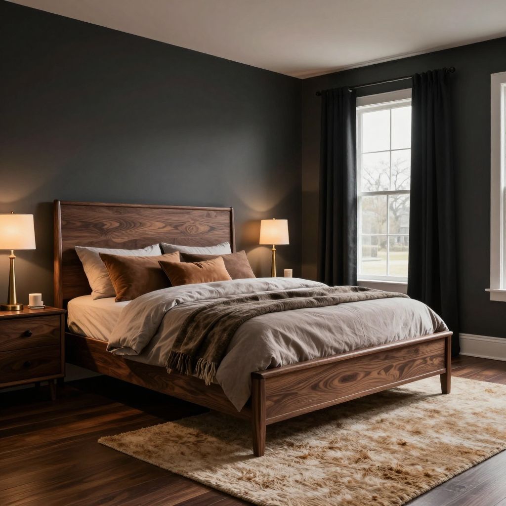 Rustic bedroom ideas dark rustic drama