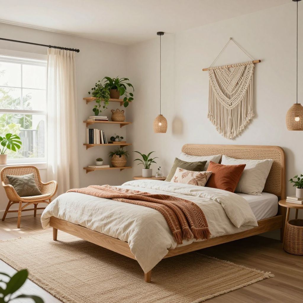Teen bedroom ideas soft boho room with layered texture