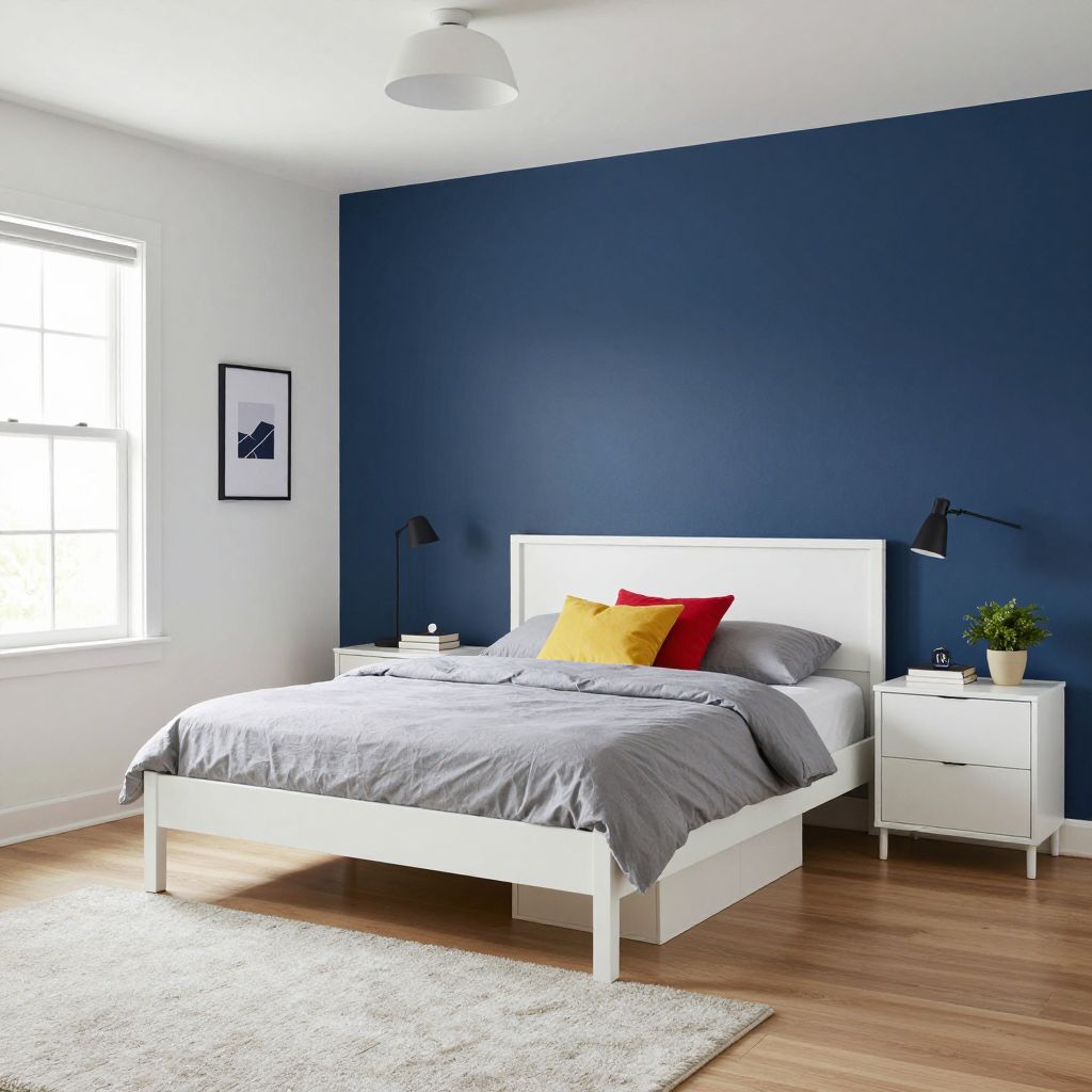 Two Tone Color Block Room