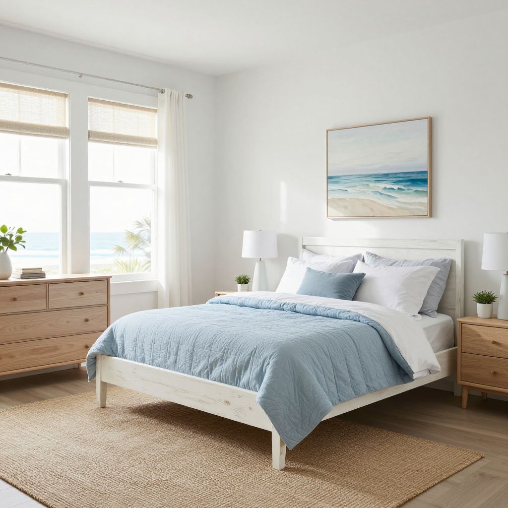 Coastal Blue Bedroom