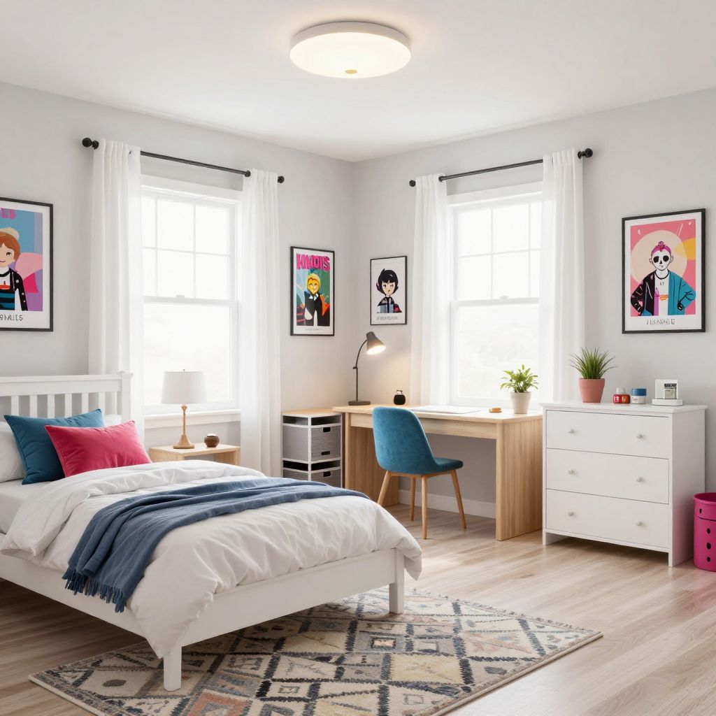 Bright White With Pops Of Color