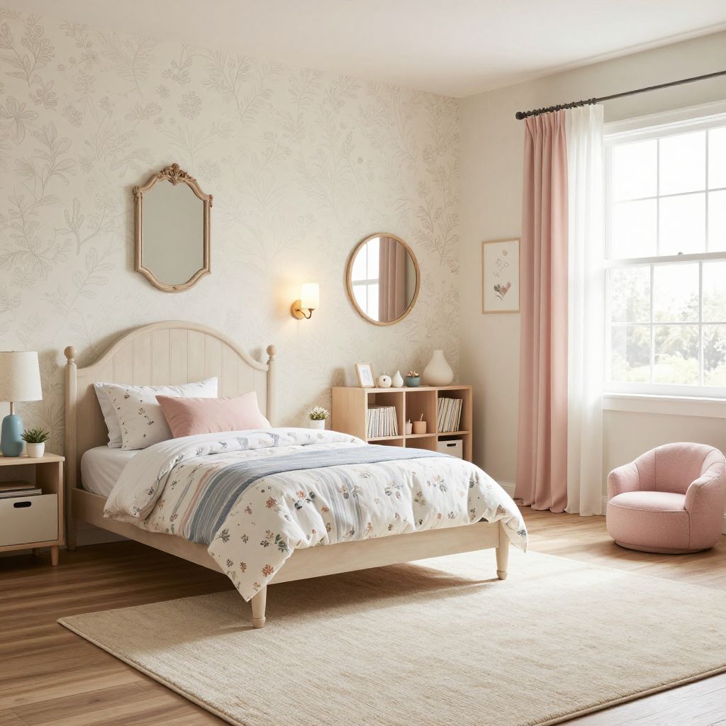 Storybook toddler bedroom with charming details