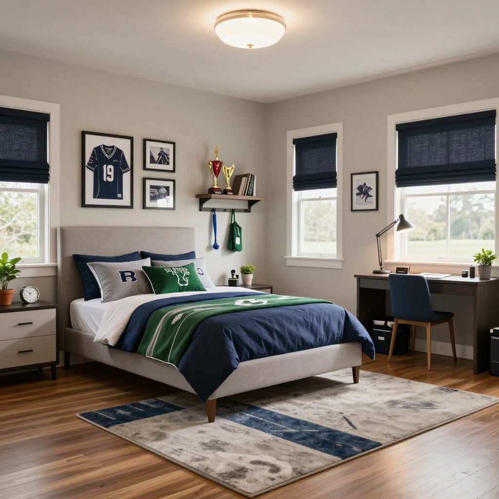 Sporty and Clean Room