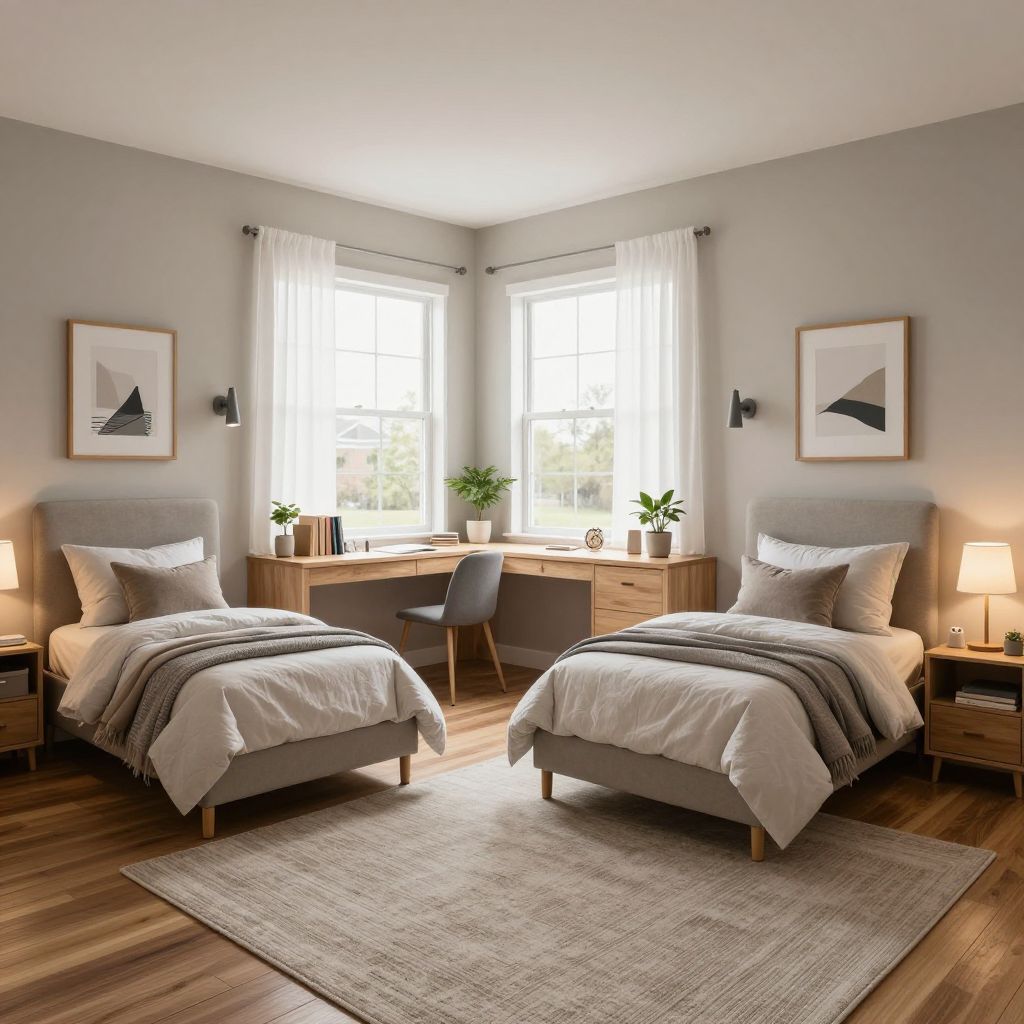 Shared Sibling Room With Zoning